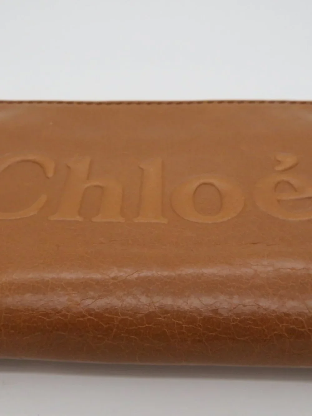 Chloé Nutmeg Brown Sheepskin Leather Wallet